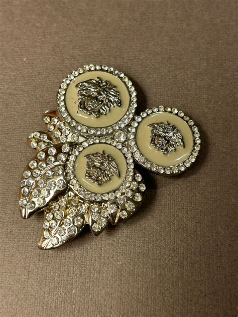 vintage versace brooch